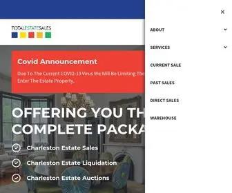 Totalestatesales.com(Total Estate Sales) Screenshot