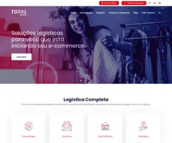 Totalexpress.com.br(A empresa privada mais completa de soluções logísticas Home) Screenshot