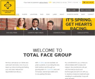 Totalfacegroup.com(Totalfacegroup) Screenshot