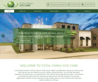 Totalfamilyeye.com(Total Family Eye Care) Screenshot