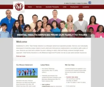 Totalfamilysolutions.com(Total Family Solutions) Screenshot