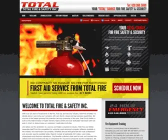 Totalfireandsafety.com(Total Fire & Safety Inc) Screenshot