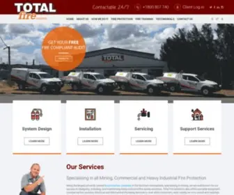 Totalfire.com.au(Fire Safety Solutions) Screenshot
