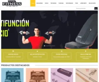 Totalfitness.com.pe(Lista de materiales para entrenamiento funcional) Screenshot