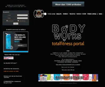 Totalfitness.nl(Body Works Fitness. Alles voor én over fitness en gezond(er) fit leven) Screenshot
