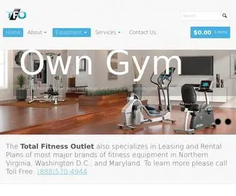 Totalfitnessoutlet.com(Total Fitness Outlet) Screenshot