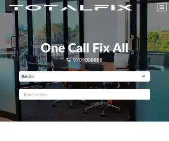 Totalfix.in(Total fix offers full house cleaning) Screenshot
