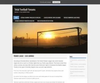 Totalfootballforums.com(Total Football Forums) Screenshot