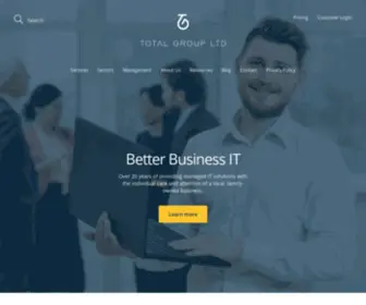 Totalgroup.co.uk(IT security services & IT Support Services Across Hertfordshire and Bedfordshire) Screenshot