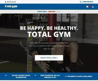 Totalgymdirect.com(Total Gym Home Gyms & Exercise Machines) Screenshot