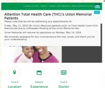 Totalhealthcare.org(Total Health Care) Screenshot