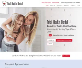 Totalhealthdental.com(Total Health Dental’s priority) Screenshot