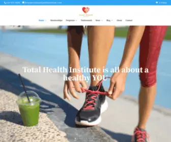 Totalhealthlife.com(Total Health Institute) Screenshot