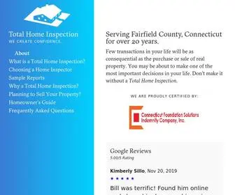 Totalhomeinspection.com(Total Home Inspection) Screenshot