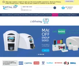 Totalid.co.uk(ID Card Printers) Screenshot