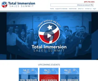 Totalimmersionsales.com(Joe crisara blog) Screenshot