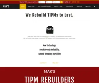 Totalintegratedpowermodule.com(MAK's TIPM Rebuilders) Screenshot