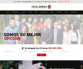 Totaljuridica.com(Abogados en Medellín) Screenshot