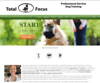 Totalk9Focus.com(Total K9 Focus) Screenshot