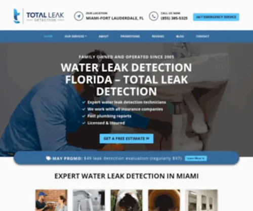 Totalleakdetection.com(Totalleakdetection) Screenshot