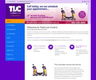 Totallicecontrol.com(Total Lice Control) Screenshot