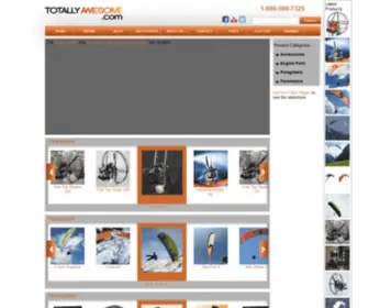 Totallyawesome.com(Paramotor Training and Equipment) Screenshot