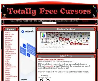 Totallyfreecursors.com(Totally Free Cursors) Screenshot