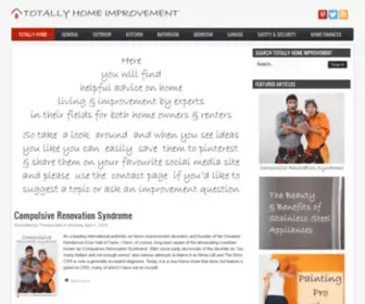 Totallyhomeimprovement.com(Where DIY & Professional Home Improvement Aficionados Come To Blog) Screenshot