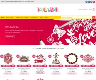 Totallyjamie.com(Shop SVG Cut Files) Screenshot