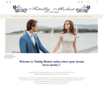 Totallymodest.com(Totally Modest WEDDING dresses) Screenshot