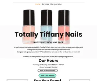 Totallytiffanynails.com(Totally Tiffany Nails) Screenshot