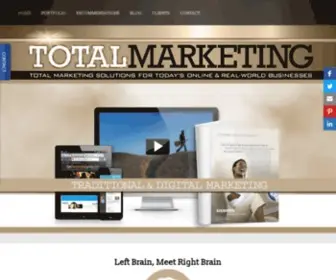 Totalmarketingsolutions.info(Professional Digital and Traditional Marketing Services for your small to mid) Screenshot