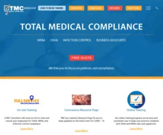 Totalmedicalcompliance.com(Total Medical Compliance) Screenshot