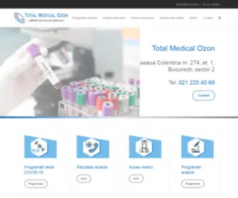 Totalmedicalozon.ro(Total Medical Ozon) Screenshot