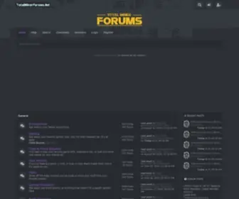 Totalminerforums.net(The Official Total Miner Forums. Home of the hit indie game) Screenshot