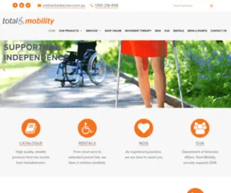 Totalmobility.com.au(Total Mobility) Screenshot