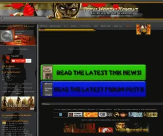 Totalmortalkombat.com(Total Mortal Kombat) Screenshot