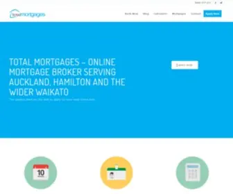 Totalmortgages.co.nz(Best Mortgage Broker & Advisers Hamilton) Screenshot