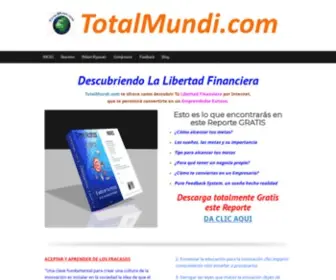 Totalmundi.com(Oportunidad de Negocio por Internet como Emprendedor Exitoso) Screenshot
