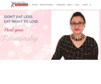 Totalnourish.com(Dietitian in Delhi) Screenshot