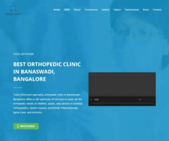 Totalorthocare.in(Total Orthocare) Screenshot