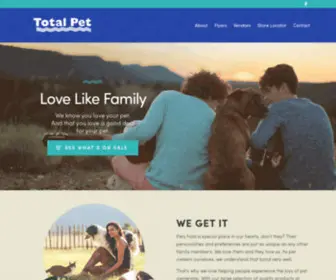 Totalpet.ca(Totalpet) Screenshot