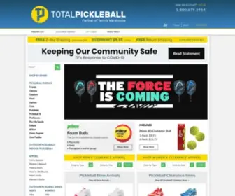 Totalpickleball.com(Total Pickleball) Screenshot