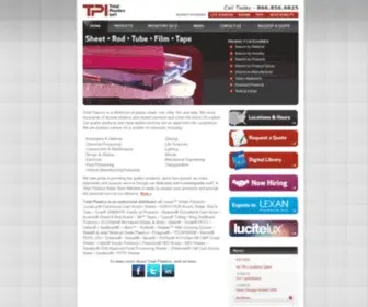 Totalplastics.com(Total Plastics) Screenshot