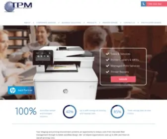 Totalprintmanagement.com.au(Managed Print Services Sydney) Screenshot