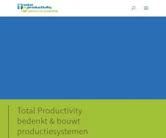 Totalproductivity.nl(Total Productivity Ontwikkelt En Bouwt Productiesystemen) Screenshot