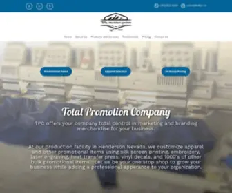 Totalpromotioncompany.com(Total Promotion Company) Screenshot