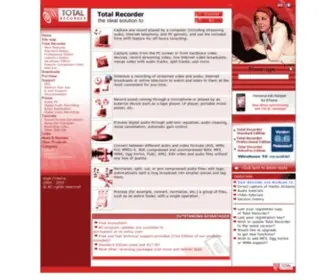Totalrecorder.com(Total recorder) Screenshot