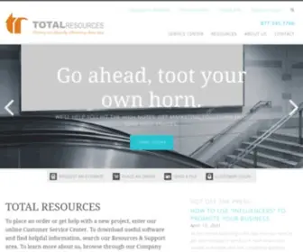 Totalresources.com(Printing & Specialty Advertising in Prosper) Screenshot