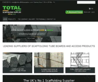 Totalscaffoldingsupplies.co.uk(totalscaffoldingsupplies) Screenshot